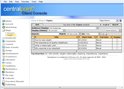 Centralpoint Blog Topics