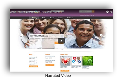 Narrated video